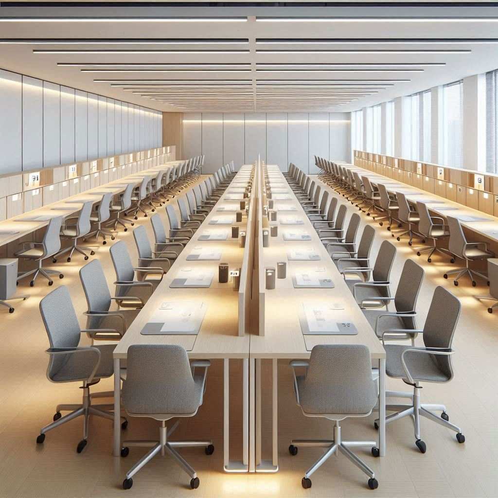 外贸企业写字楼办公员工餐饮便利面对办公区局部施工应按什么顺序处理
